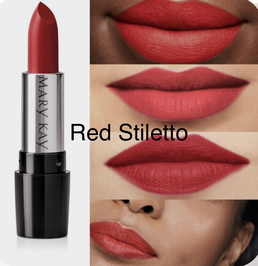 Gel Semi-Matte Lipstick- Red Stiletto